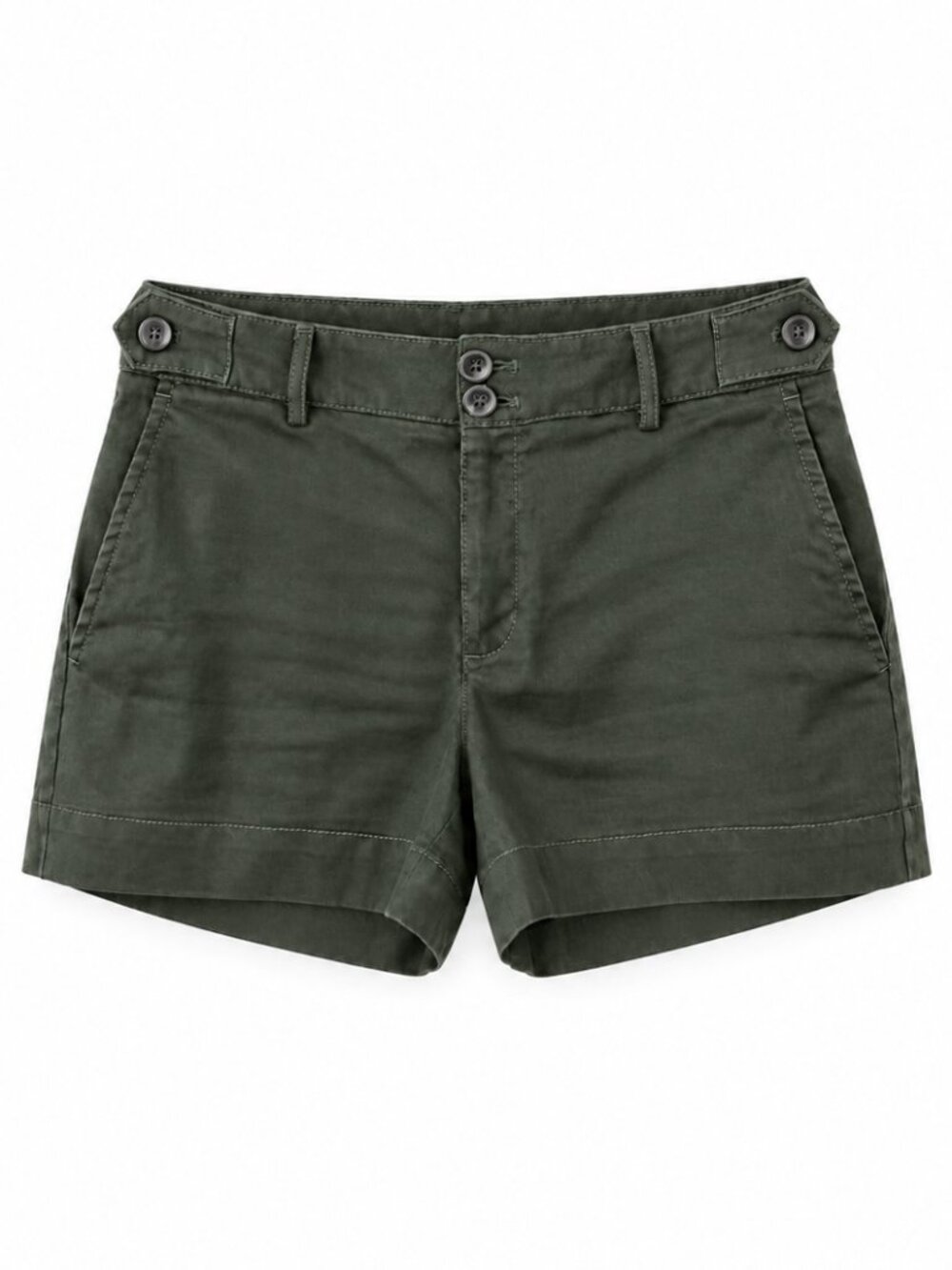 Banana Republic Dark Olive Green Tailored Shorts Size 4